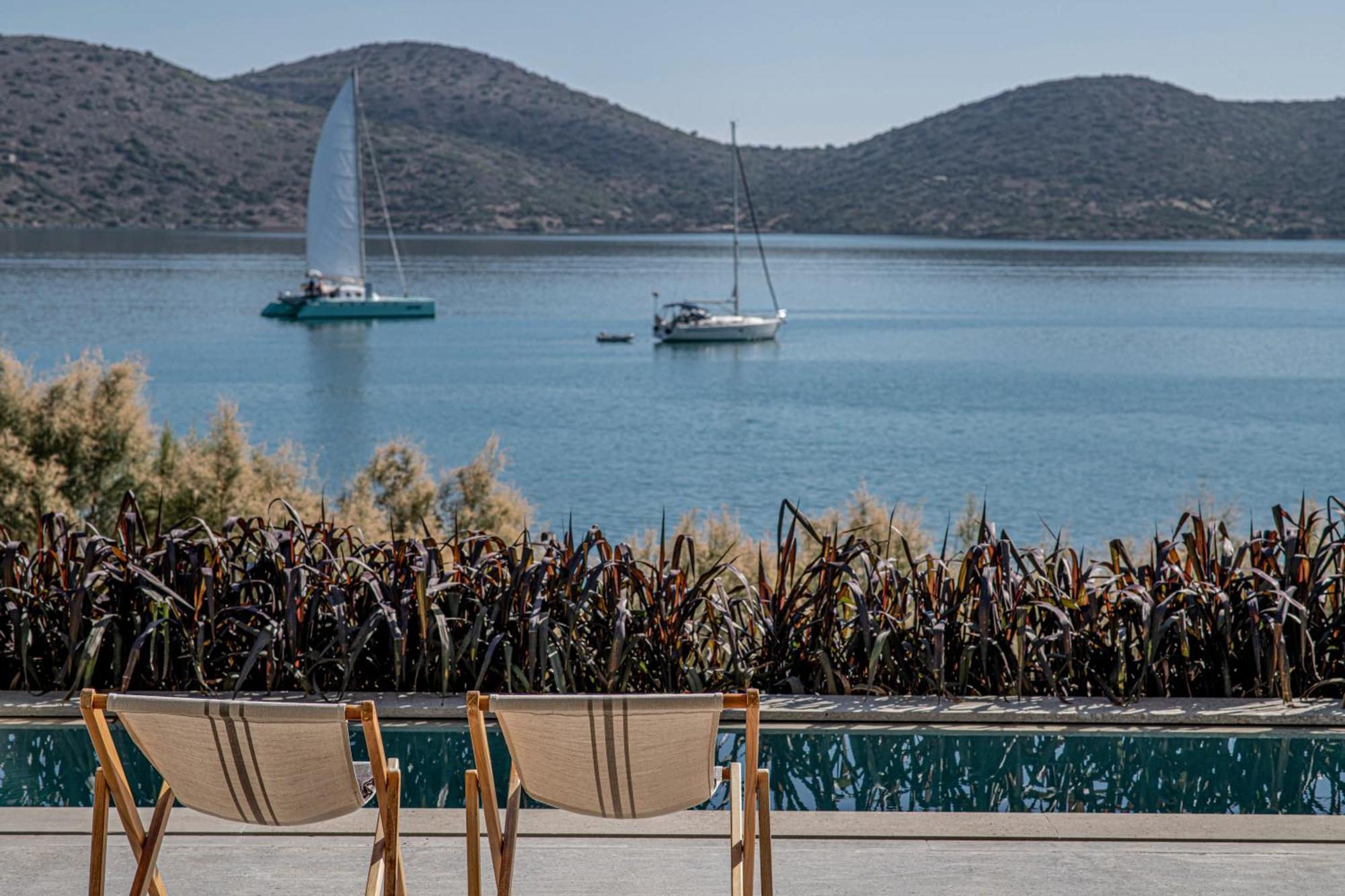 Elounda Gulf Sunrise Villa Exterior foto