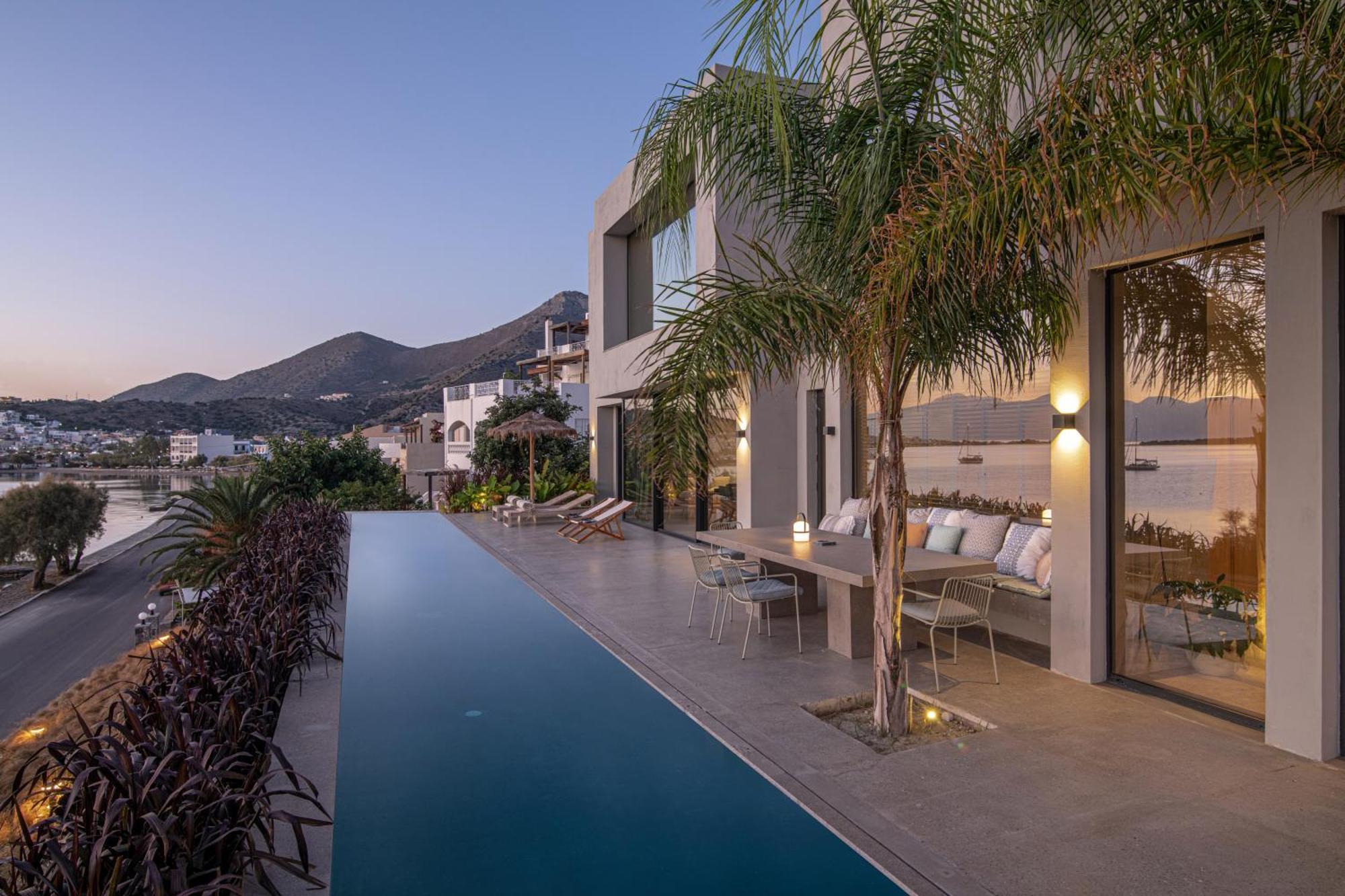 Elounda Gulf Sunrise Villa Exterior foto